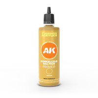 AK Interactive Dunkelgelb RAL 7028 Dark Yellow Surface Primer 100ml 3rd Generation [AK11245]