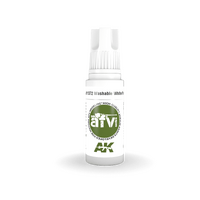 AK Interactive AFV Series: Washable White Paint Acrylic Paint 17ml 3rd Generation [AK11372]