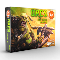 AK Interactive Orcs And Green Creatures Acrylic Paint Set 3rd Generation [AK11600]