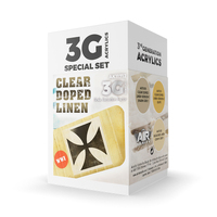 AK Interactive Air Series: Clear Doped Linen Acrylic Paint Set 3rd Generation [AK11712]