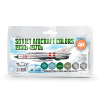 AK Interactive Air Series: Soviet Aircraft Colors 1950s-1970s Acrylic Paint Set 3rd Generation [AK11743]