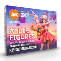 AK Interactive Signature Set: Anime Figures - Special Flesh And Skins - Keigo Murakami Acrylic Paint Set 3rd Generation [AK11765]