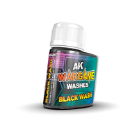 AK Interactive Wargame Washes: Black Wash 35ml