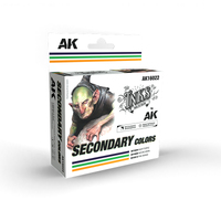 AK Interactive The INKS: Secondary Colours Acrylic Ink Set (3 colours)