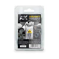 AK Interactive Weathering: Aircraft Engine Weathering Enamel Paint Set