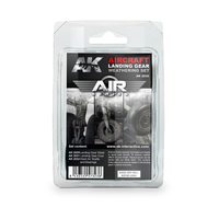 AK Interactive Weathering: Aircraft Landing Gear Weathering Enamel Paint Set