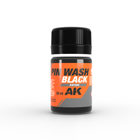 AK Interactive Pin Wash: Black 35ml