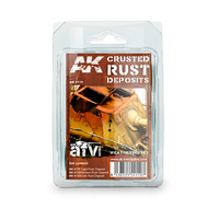 AK Interactive Weathering: Crusted Rust Deposits Enamel Paint Set [AK4110]