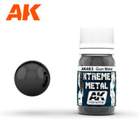 AK Interactive Xtreme Metal Gun Metal Enamel Paint 30ml [AK483]
