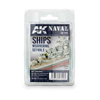 AK Interactive Weathering: Ships Vol.2 Weathering Enamel Paint Set [AK556]