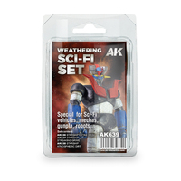 AK Interactive Weathering: Sci Fi Enamel Paint Set