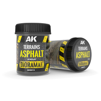 AK Interactive Dioramas: Terrains Asphalt - 250ml (Acrylic) [AK8013]