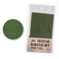 AK Interactive Regular Camouflage Net Type 1 Field Green [AK8066]