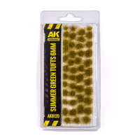 AK Interactive Dioramas: Summer Green Tufts 6mm [AK8120]