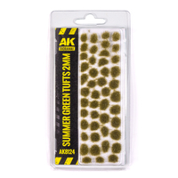 AK Interactive Dioramas: Summer Green Tufts 2mm [AK8124]