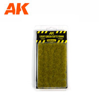 AK Interactive Dioramas: Light Green Tufts 10mm [AK8127]