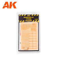 AK Interactive Laser Cut Wooden Box 001 1:35. 7 Units [AK8224]