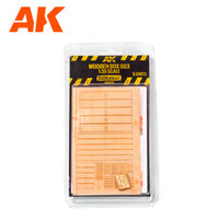 AK Interactive Laser Cut Wooden Box 001 1:35. 5 Units [AK8225]