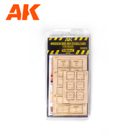 AK Interactive Wooden Box 004 Biohazard 1:35 [AK8230]