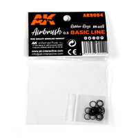AK Interactive Rubber Rings - 20 Units (Airbrush Basic Line 0.3) [AK9004]