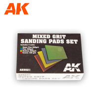 AK Interactive Mixed Grit Sanding Pads Set 800 grit. 4 units [AK9021]