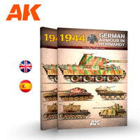 AK Interactive 1944 German Armour In Normandy Camouflage Profile Guide Book [AK916]