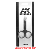 AK Interactive Scissors Curved Tip (Special For Photoetched) [AK9168]
