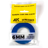 AK Interactive Blue masking Tape for curves 6mm  [AK9184]