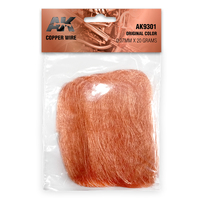 AK Interactive Copper Wire 0.07mm X 20 Grams Original Color [AK9301]