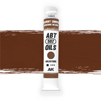 AK Interactive ABT 502: Burnt Umber / Brown Wash 20ml Oil Paint