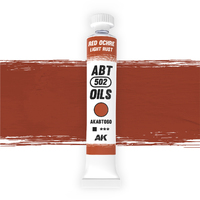 AK Interactive ABT 502: Red Ochre / Light Rust 20ml Oil Paint