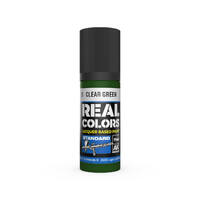 AK Interactive Real Colors: Clear Green - 17ml Lacquer Paint