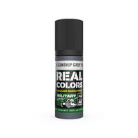 AK Interactive Real Colors: Medium Gunship Grey FS 36118 - 17ml Lacquer Paint