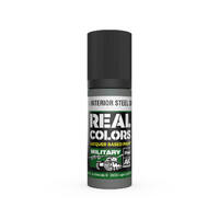 AK Interactive Real Colors: A-14 Interior Steel Grey - 17ml Lacquer Paint