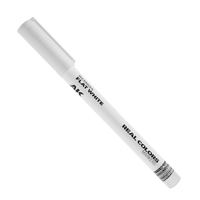 AK Interactive Real Colors Markers: Flat White - Acrylic Paint Marker