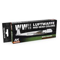 AK Interactive Real Colors Set: WWII Luftwaffe Mid-War Colours