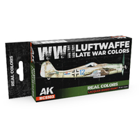 AK Interactive Real Colors Set: WWII Luftwaffe Late War Colours