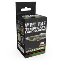 AK Interactive Real Colors Set: WWII RAF Temperate Land Scheme