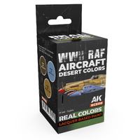 AK Interactive Real Colors Set: WWII RAF Aircraft Desert Colours