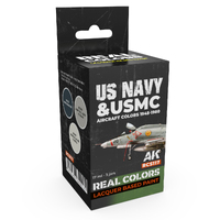 AK Interactive Real Colors Set: US Navy & USMC Aircraft Colours 1945-1980