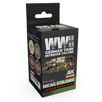 AK Interactive Real Colors Set: WWII German Tank Interior Colours