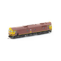 Auscision Models N 8001 Indian Red with White L7 Locomotive - DCC Sound Equipped