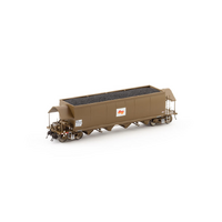 Auscision HO NHHF Coal Hopper, Freight Rail Wagon Grime with Candy L7 - 4 Car Pack