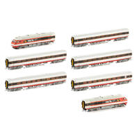 Auscicion Models HO SRA InterCity XPT Passenger Train 7 Car Set