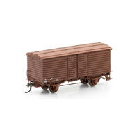 Auscision HO U Van VR Brown 1954-1960 Body Version 4 (6 Car Pack)