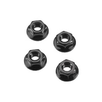 Arrma Serrated Flange Wheel Nut 4mm (4), AR708003