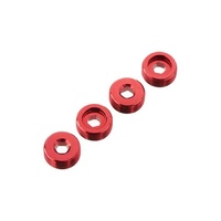 Arrma Nut Front Hub Aluminum Red (4), AR330196