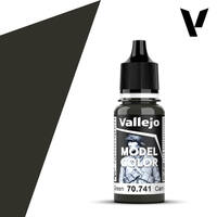 Vallejo Model Colour #109 - Camouflage Black Green - 18 ml Matt Acrylic Paint