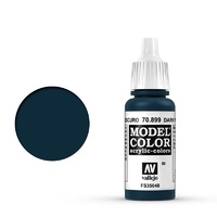 Vallejo Model Colour #057 Dark Prussian Blue 17 ml Acrylic Paint