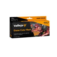 Vallejo Game Colour Game Color Wash - 8 Colour Acrylic Paint Set